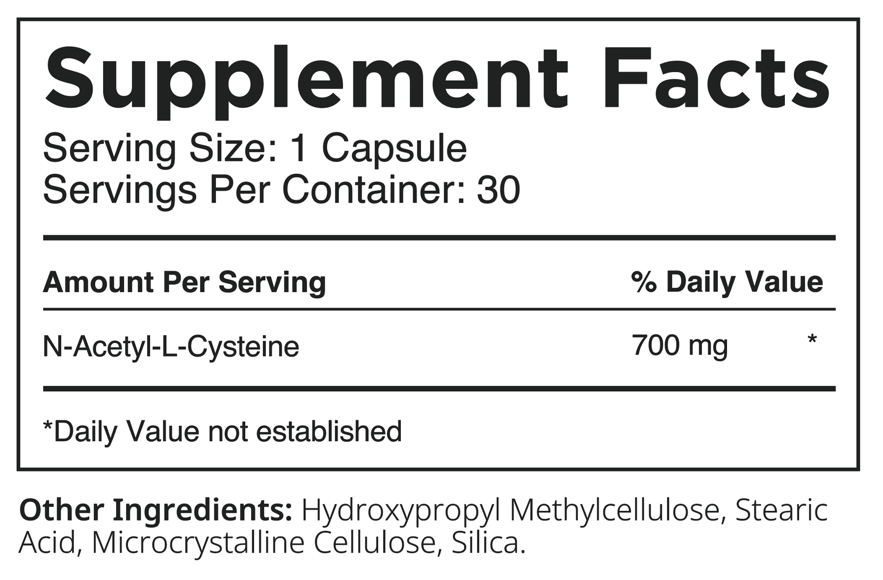 N-Acetyl Cysteine (NAC)